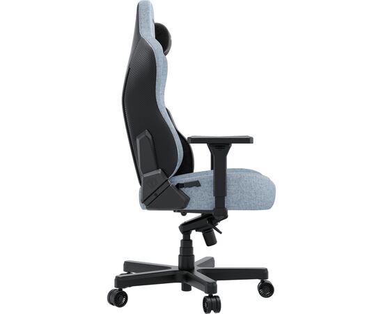 Кресло игровое AndaSeat Kaiser 3E Fabric XL Gray/Blue (AD23YC-XL-09-T-CF-T01), изображение 4 Кресло игровое AndaSeat Kaiser 3E Fabric XL Gray/Blue (AD23YC-XL-09-T-CF-T01), изображение 4
