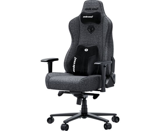 Кресло игровое AndaSeat Novis Plus Fabric XL Dark Grey (AD23YC-XL-01-GB-F-G04), изображение 3 Кресло игровое AndaSeat Novis Plus Fabric XL Dark Grey (AD23YC-XL-01-GB-F-G04), изображение 3