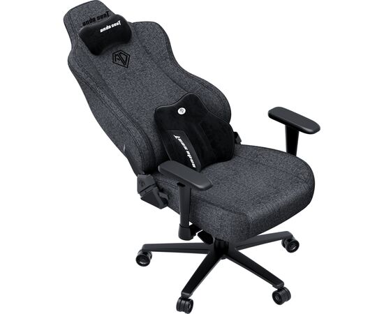 Кресло игровое AndaSeat Novis Plus Fabric XL Dark Grey (AD23YC-XL-01-GB-F-G04), изображение 7 Кресло игровое AndaSeat Novis Plus Fabric XL Dark Grey (AD23YC-XL-01-GB-F-G04), изображение 7