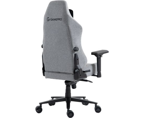 Кресло игровое GamePro GC775G Fabric Grey (GC775G), изображение 5 Кресло игровое GamePro GC775G Fabric Grey (GC775G), изображение 5