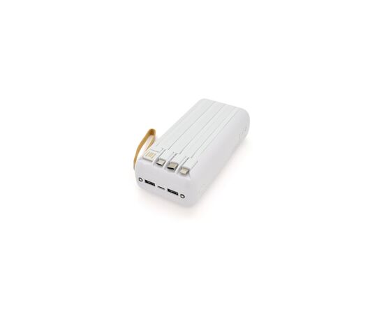 Батарея универсальная ACL 30000mAh, SOLAR, Type-C/Lighting/Micro/USB, White (PW-61), изображение 2 Батарея универсальная ACL 30000mAh, SOLAR, Type-C/Lighting/Micro/USB, White (PW-61), изображение 2