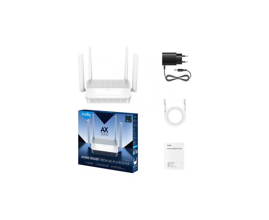 Маршрутизатор Cudy Маршрутизатор Cudy WR3000S, AX3000 Gigabit Wi-Fi 6 Mesh Router (WR3000S), изображение 3 Маршрутизатор Cudy Маршрутизатор Cudy WR3000S, AX3000 Gigabit Wi-Fi 6 Mesh Router (WR3000S), изображение 3