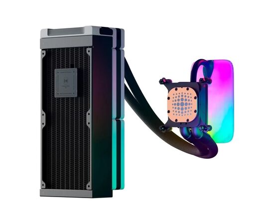 Система жидкостного охлаждения Hyte THICC Q60 5'''' LCD (FAN-HYTE-Q60-BW), изображение 4 Система жидкостного охлаждения Hyte THICC Q60 5'''' LCD (FAN-HYTE-Q60-BW), изображение 4