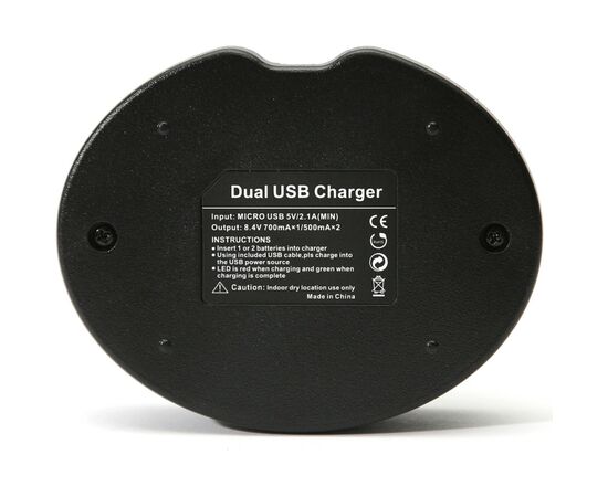 Зарядное устройство для фото PowerPlant Canon Dual NB-12L (DV00DV3404), изображение 2 Зарядное устройство для фото PowerPlant Canon Dual NB-12L (DV00DV3404), изображение 2