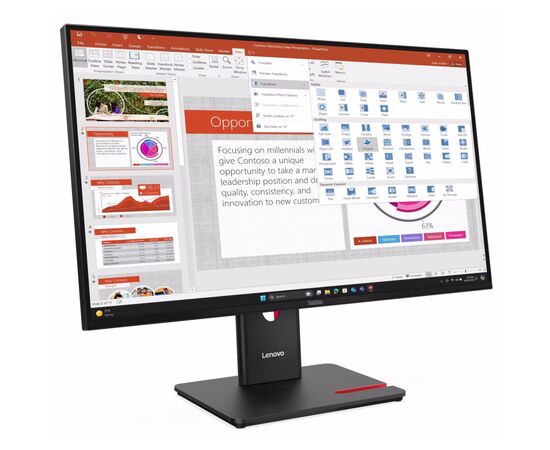 Монитор Lenovo T27-40 (64A5MAT6UA), изображение 2 Монитор Lenovo T27-40 (64A5MAT6UA), изображение 2