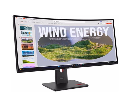 Монитор Lenovo T34WD-40 (64AEGAT1UA), изображение 2 Монитор Lenovo T34WD-40 (64AEGAT1UA), изображение 2