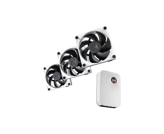 Кулер для корпуса Hyte THICC FP12 FAN 3 PACK (FAN-HYTE-FP12-BW-3NP), изображение 7 Кулер для корпуса Hyte THICC FP12 FAN 3 PACK (FAN-HYTE-FP12-BW-3NP), изображение 7