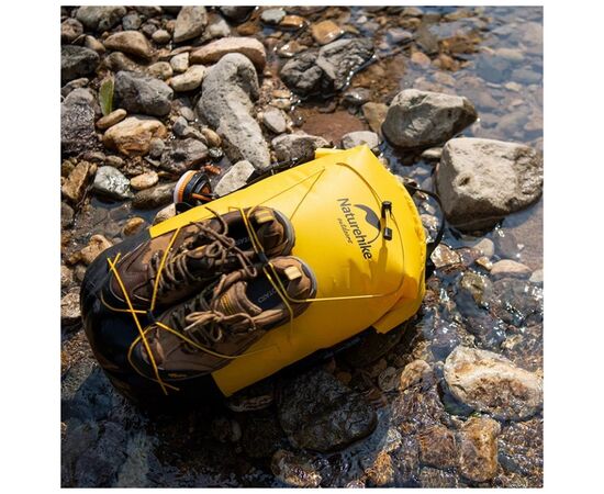 Рюкзак туристичний Naturehike водонепроникний NH21FSB04 40л бежевий (6927595788264), зображення 4 Рюкзак туристичний Naturehike водонепроникний NH21FSB04 40л бежевий (6927595788264), зображення 4