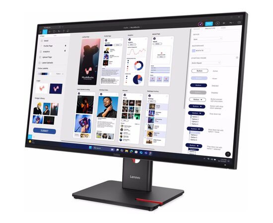 Монитор Lenovo T32UD-40 (64B0GAT1UA), изображение 3 Монитор Lenovo T32UD-40 (64B0GAT1UA), изображение 3