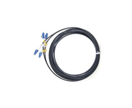 Оптический патчкорд LC/UPC-LC/UPC, Multimode (50/125, OM3), LSZH, Duplex, black, 5m Eserver (ES-LC-LC/UPC-5-MM-D), изображение 3 Оптический патчкорд LC/UPC-LC/UPC, Multimode (50/125, OM3), LSZH, Duplex, black, 5m Eserver (ES-LC-LC/UPC-5-MM-D), изображение 3
