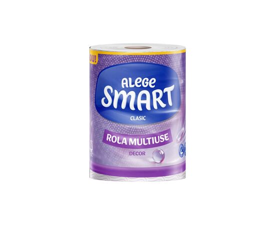 Бумажные полотенца Smart Tissue Classic Decor 2 слоя 190 отрывов 36.1 м 1 рулон (5944582100152)