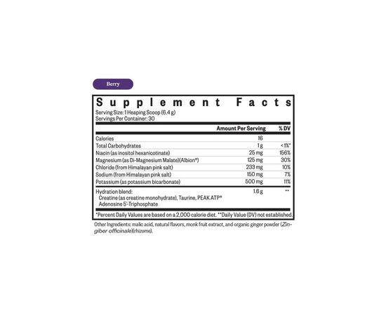 Витаминно-минеральный комплекс Seeking Health Электролиты, ягодный вкус, Optimal Electrolyte, 192 гр (SKH-52030), изображение 3 Витаминно-минеральный комплекс Seeking Health Электролиты, ягодный вкус, Optimal Electrolyte, 192 гр (SKH-52030), изображение 3