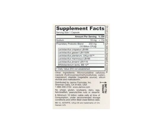 Витаминно-минеральный комплекс Jarrow Formulas Пробиотики для женщин, 10 млрд КОЕ, Vegan Fem Dophilus, Advanced, 10 Billi (JRW-03735), изображение 2 Витаминно-минеральный комплекс Jarrow Formulas Пробиотики для женщин, 10 млрд КОЕ, Vegan Fem Dophilus, Advanced, 10 Billi (JRW-03735), изображение 2