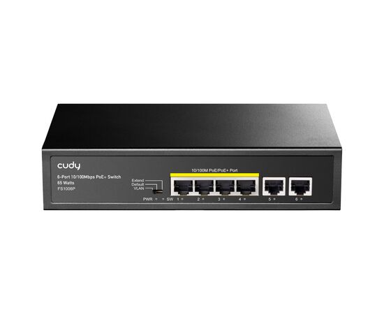 Комутатор мережевий Cudy FS1006P, зображення 2 Комутатор мережевий Cudy FS1006P, зображення 2
