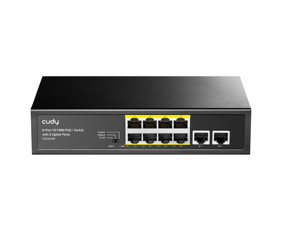 Комутатор мережевий Cudy FS1010P, зображення 2 Комутатор мережевий Cudy FS1010P, зображення 2