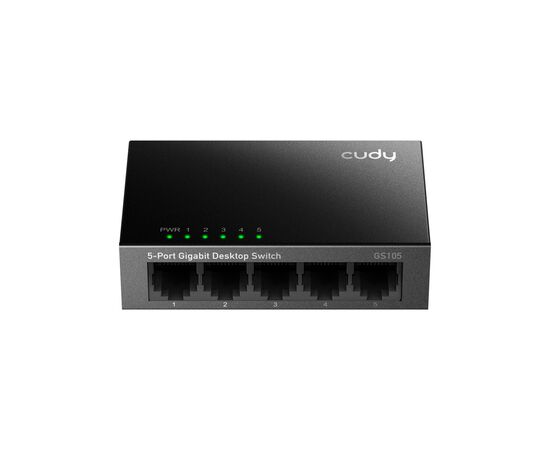 Комутатор мережевий Cudy GS105, зображення 2 Комутатор мережевий Cudy GS105, зображення 2