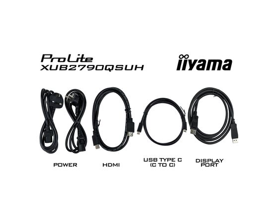 Монітор iiyama XUB2790QSUH-B2, зображення 12 Монітор iiyama XUB2790QSUH-B2, зображення 12