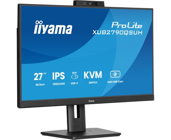 Монітор iiyama XUB2790QSUH-B2, зображення 3 Монітор iiyama XUB2790QSUH-B2, зображення 3