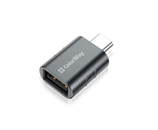 Переходник OTG USB 3.2 AF to USB-C ColorWay (CW-AD-AC3), изображение 2 Переходник OTG USB 3.2 AF to USB-C ColorWay (CW-AD-AC3), изображение 2