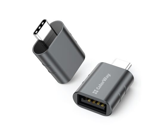 Переходник OTG USB 3.2 AF to USB-C ColorWay (CW-AD-AC3) Переходник OTG USB 3.2 AF to USB-C ColorWay (CW-AD-AC3)