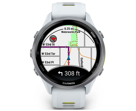 Смарт-часы Garmin Forerunner 970, Whitestone/Amp Yellow, GPS (010-02969-11), изображение 2 Смарт-часы Garmin Forerunner 970, Whitestone/Amp Yellow, GPS (010-02969-11), изображение 2
