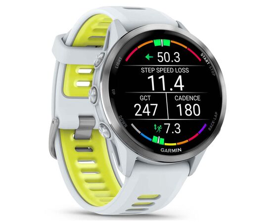 Смарт-часы Garmin Forerunner 970, Whitestone/Amp Yellow, GPS (010-02969-11), изображение 3 Смарт-часы Garmin Forerunner 970, Whitestone/Amp Yellow, GPS (010-02969-11), изображение 3
