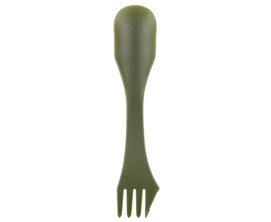 Ложка-вилка туристическая Tribe Spork пластикова olive (T-FC-0031-olive), изображение 2