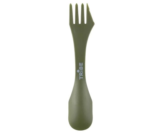 Ложка-вилка туристическая Tribe Spork пластикова olive (T-FC-0031-olive)