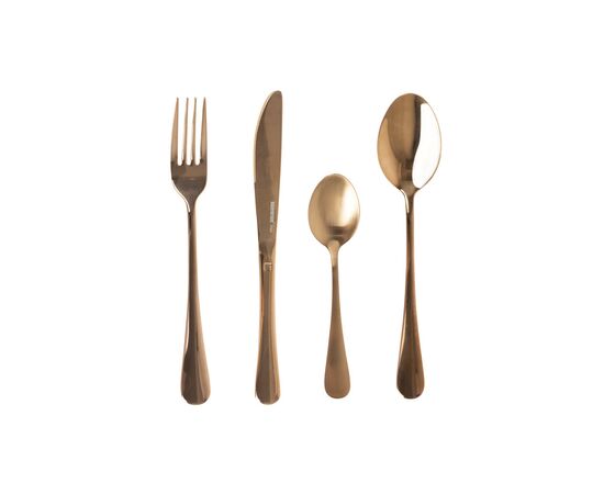 Набор столовых приборов Bergner Copper, 16 предметів (BG-45182-CP)