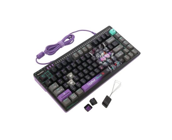 Клавіатура A4Tech AT75 RGB USB UA Cypher Ghost (4711421001830), зображення 10 Клавіатура A4Tech AT75 RGB USB UA Cypher Ghost (4711421001830), зображення 10