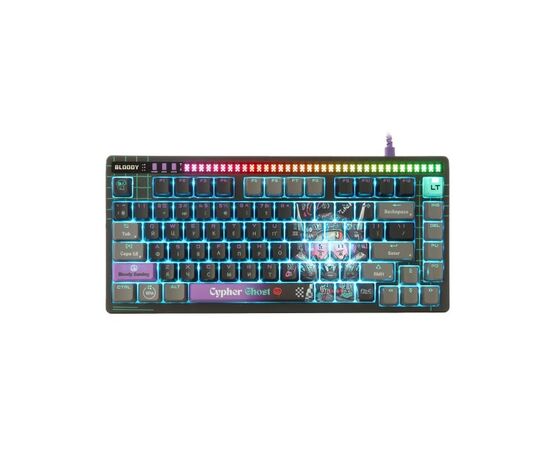 Клавіатура A4Tech AT75 RGB USB UA Cypher Ghost (4711421001830), зображення 3 Клавіатура A4Tech AT75 RGB USB UA Cypher Ghost (4711421001830), зображення 3