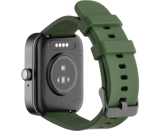 Смарт-часы 2E Alpha SQ Music Edition 46mm Black-Green + ремінець сірий (2E-CWW40BKGN-WS), изображение 5 Смарт-часы 2E Alpha SQ Music Edition 46mm Black-Green + ремінець сірий (2E-CWW40BKGN-WS), изображение 5