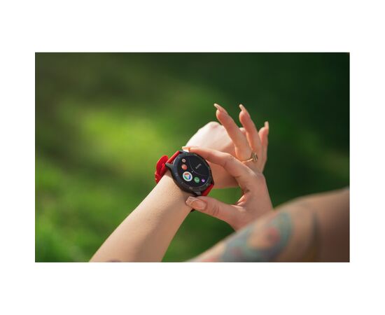 Смарт-часы 2E Motion GT2 47mm Black-red + ремінець зелений (2E-CWW21BKRD-WS), изображение 10 Смарт-часы 2E Motion GT2 47mm Black-red + ремінець зелений (2E-CWW21BKRD-WS), изображение 10