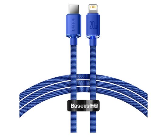 Дата кабель USB-C to Lightning 1.2m 20W blue Baseus (CAJY000203) Дата кабель USB-C to Lightning 1.2m 20W blue Baseus (CAJY000203)