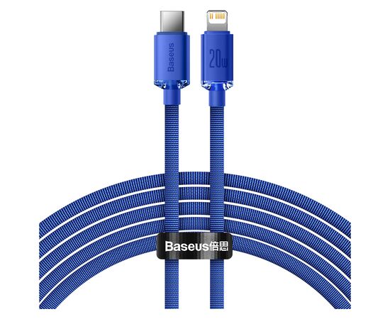Дата кабель USB-C to Lightning 2.0m 20W blue Baseus (CAJY000303) Дата кабель USB-C to Lightning 2.0m 20W blue Baseus (CAJY000303)