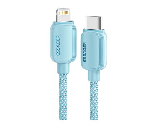 Дата кабель USB-C to Lightning 2.0m 20W blue Essager (EXCTL-WLA03-P) Дата кабель USB-C to Lightning 2.0m 20W blue Essager (EXCTL-WLA03-P)
