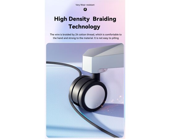 Дата кабель USB-C to Lightning 2.0m 20W white Essager (EXCTL-WLA02-P), изображение 9 Дата кабель USB-C to Lightning 2.0m 20W white Essager (EXCTL-WLA02-P), изображение 9