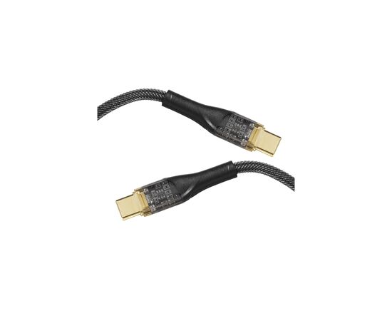 Дата кабель USB-C to USB-C 1.0m 100W black Essager (EXCTT1-XJ01-P), изображение 2 Дата кабель USB-C to USB-C 1.0m 100W black Essager (EXCTT1-XJ01-P), изображение 2