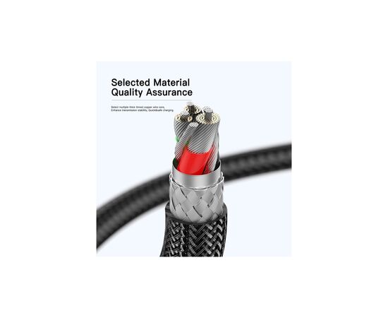 Дата кабель USB-C to USB-C 1.0m 100W black Essager (EXCTT1-XJ01-P), изображение 8 Дата кабель USB-C to USB-C 1.0m 100W black Essager (EXCTT1-XJ01-P), изображение 8
