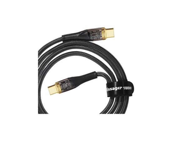 Дата кабель USB-C to USB-C 1.0m 100W black Essager (EXCTT1-XJ01-P)