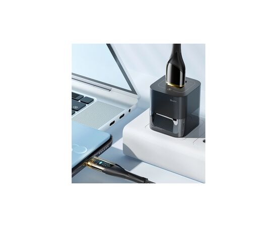 Дата кабель USB 2.0 AM to USB-C 2.0m 7A black Essager (EXCT-XJA01-P), изображение 6 Дата кабель USB 2.0 AM to USB-C 2.0m 7A black Essager (EXCT-XJA01-P), изображение 6