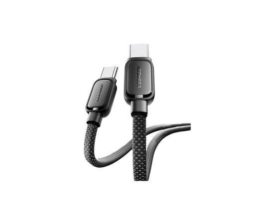 Дата кабель USB-C to USB-C 1.0m 100W black Essager (EXCTT1-TD01-P), изображение 4 Дата кабель USB-C to USB-C 1.0m 100W black Essager (EXCTT1-TD01-P), изображение 4