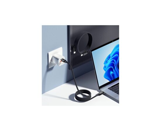 Дата кабель USB-C to USB-C 1.0m 100W black Essager (EXCTT1-TD01-P), изображение 8 Дата кабель USB-C to USB-C 1.0m 100W black Essager (EXCTT1-TD01-P), изображение 8