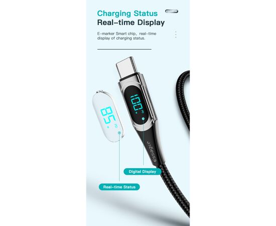 Дата кабель USB-C to USB-C 2.0m 100W Digital Display blue Essager (ES-XCTT1-YDA03), изображение 8 Дата кабель USB-C to USB-C 2.0m 100W Digital Display blue Essager (ES-XCTT1-YDA03), изображение 8