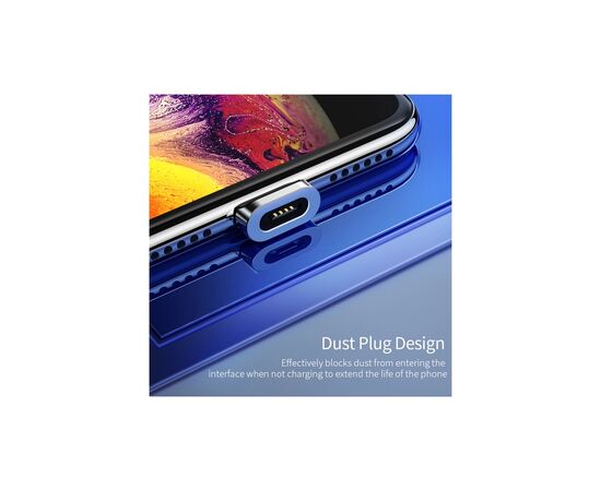 Дата кабель USB 2.0 AM to Micro 5P 1.0m Magnetic black Essager (EXCCXM-ML01), изображение 3 Дата кабель USB 2.0 AM to Micro 5P 1.0m Magnetic black Essager (EXCCXM-ML01), изображение 3