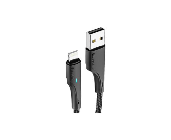 Дата кабель USB 2.0 AM to Lightning 0.25m 2.4A black Essager (EXCL-LSB01) Дата кабель USB 2.0 AM to Lightning 0.25m 2.4A black Essager (EXCL-LSB01)