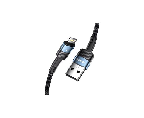 Дата кабель USB 2.0 AM to Lightning 2.0m 2.4A blue Essager (EXCL-XCA03), изображение 2 Дата кабель USB 2.0 AM to Lightning 2.0m 2.4A blue Essager (EXCL-XCA03), изображение 2