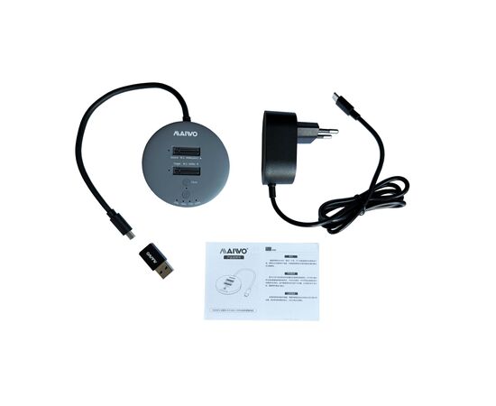 Док-станція для накопичувачів Maiwo 2*NVMe M.2 SSD to USB3.2 Gen2 USB-C 10Gbps (K3026P2 grey), зображення 10 Док-станція для накопичувачів Maiwo 2*NVMe M.2 SSD to USB3.2 Gen2 USB-C 10Gbps (K3026P2 grey), зображення 10