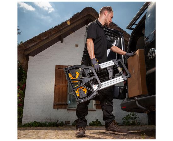 Тележка грузовая Stanley Fatmax, до 125кг, размер платформы 48х35см, 7кг (FXWT-706), изображение 4 Тележка грузовая Stanley Fatmax, до 125кг, размер платформы 48х35см, 7кг (FXWT-706), изображение 4