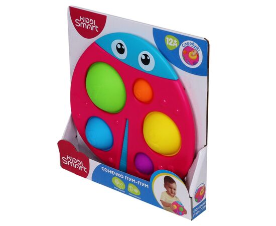 Развивающая игрушка Kiddi Smart сенсорная – Божья коровка Пум-Пум (4520-KS), изображение 2 Развивающая игрушка Kiddi Smart сенсорная – Божья коровка Пум-Пум (4520-KS), изображение 2